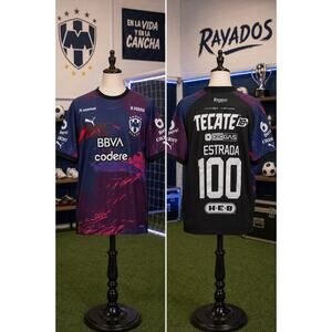 Puma Rayados Monterrey Estrada #100 Soccer Jersey XL Liga MX